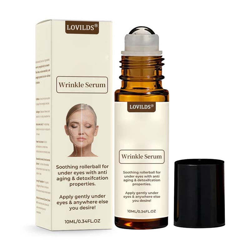 The AuraSmooth Wrinkle Serum – Soothing Rollerball with Anti-Aging Properties + 50% OFF