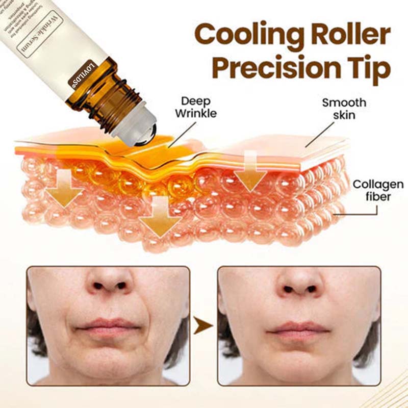 The AuraSmooth Wrinkle Serum – Soothing Rollerball with Anti-Aging Properties + 50% OFF