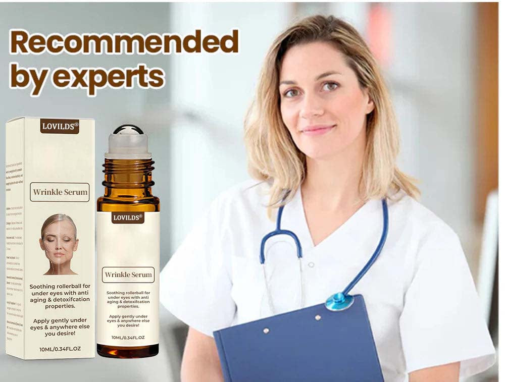 The AuraSmooth Wrinkle Serum – Soothing Rollerball with Anti-Aging Properties + 50% OFF