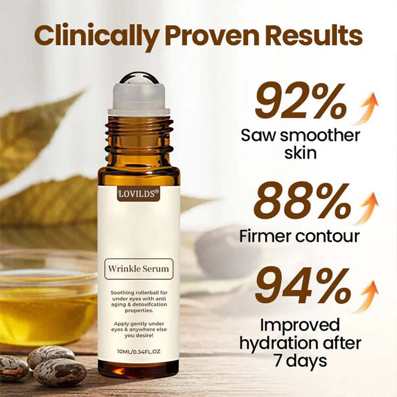 The AuraSmooth Wrinkle Serum – Soothing Rollerball with Anti-Aging Properties + 50% OFF